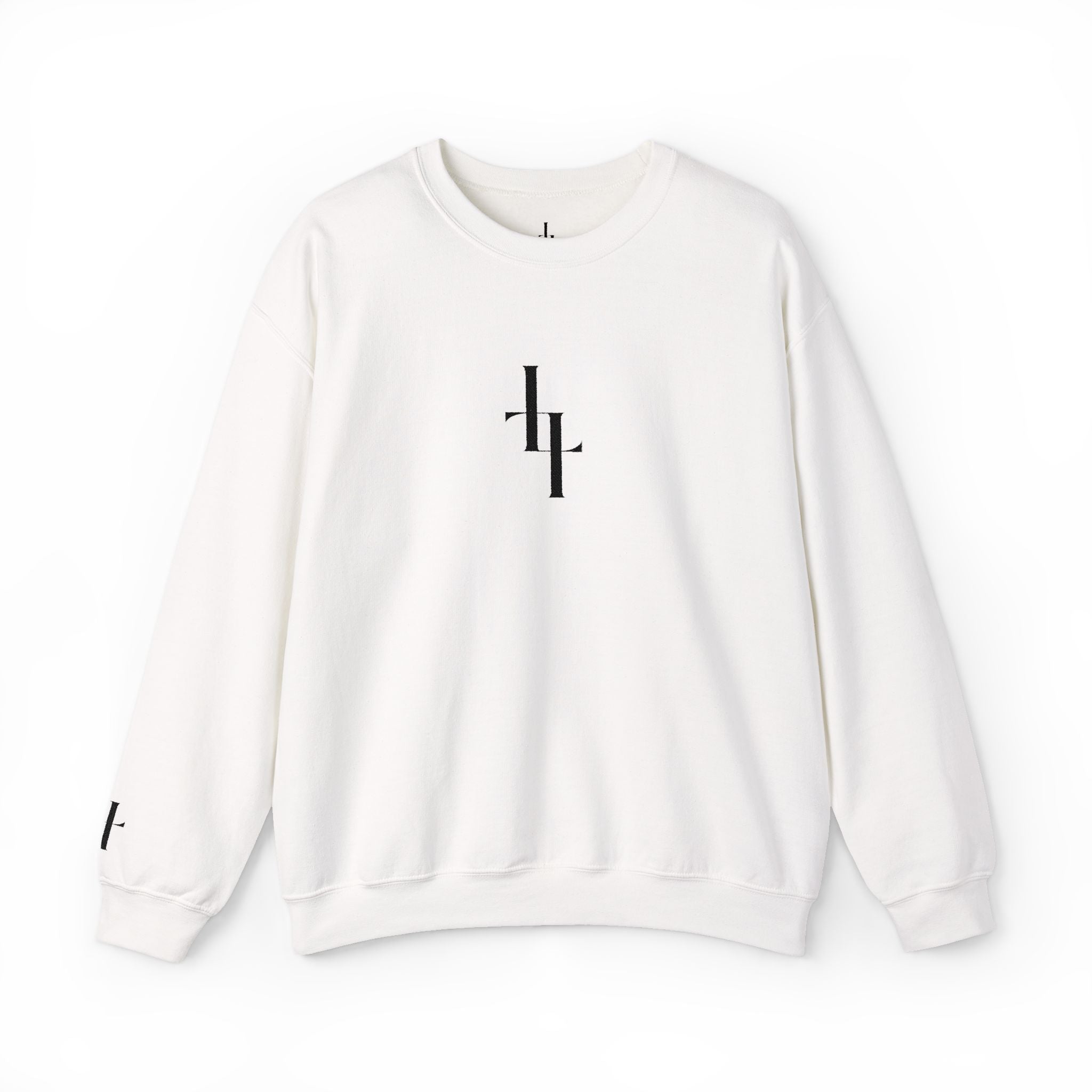 Lord Of Lords™ One B&W Women White Crewneck Sweatshirt