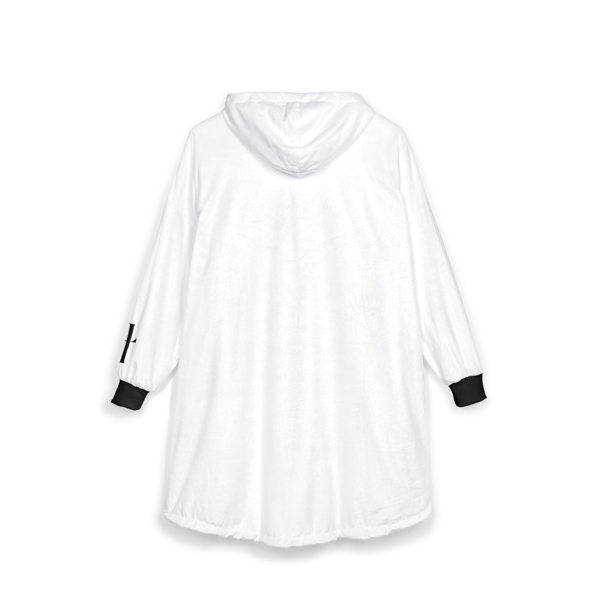 Lord Of Lords™ One B&W Men White Hooded Blanket