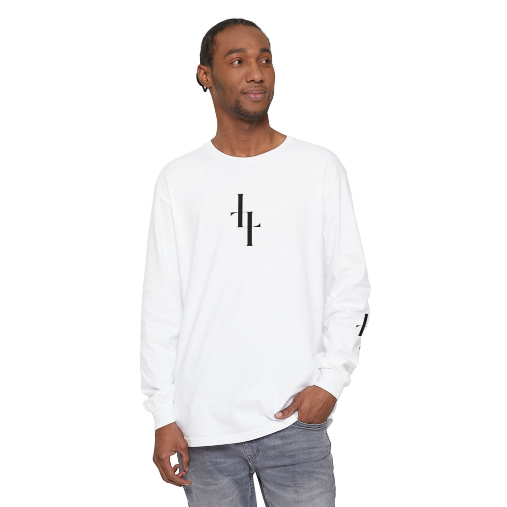 Lord Of Lords™ One B&W Men White Long Sleeve Shirt