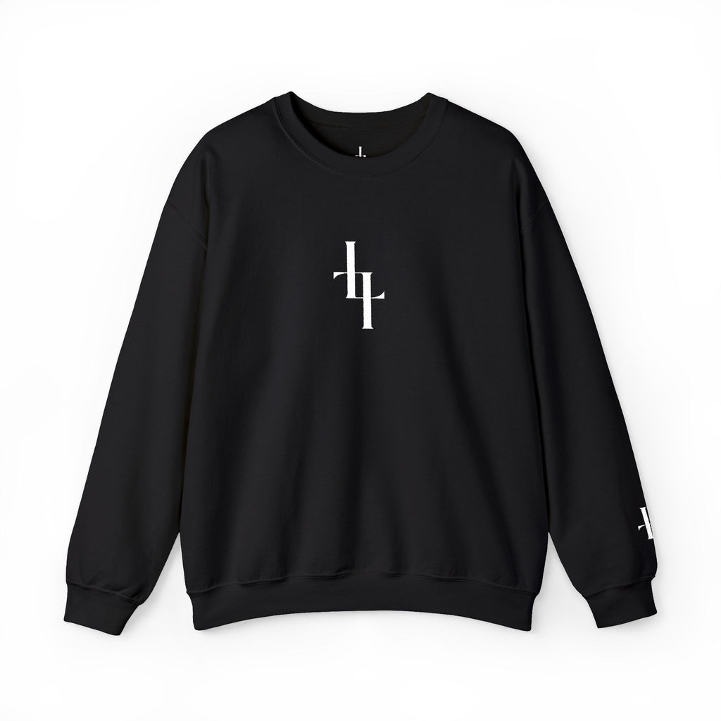 Lord Of Lords™ One B&W Men Black Crewneck Sweatshirt