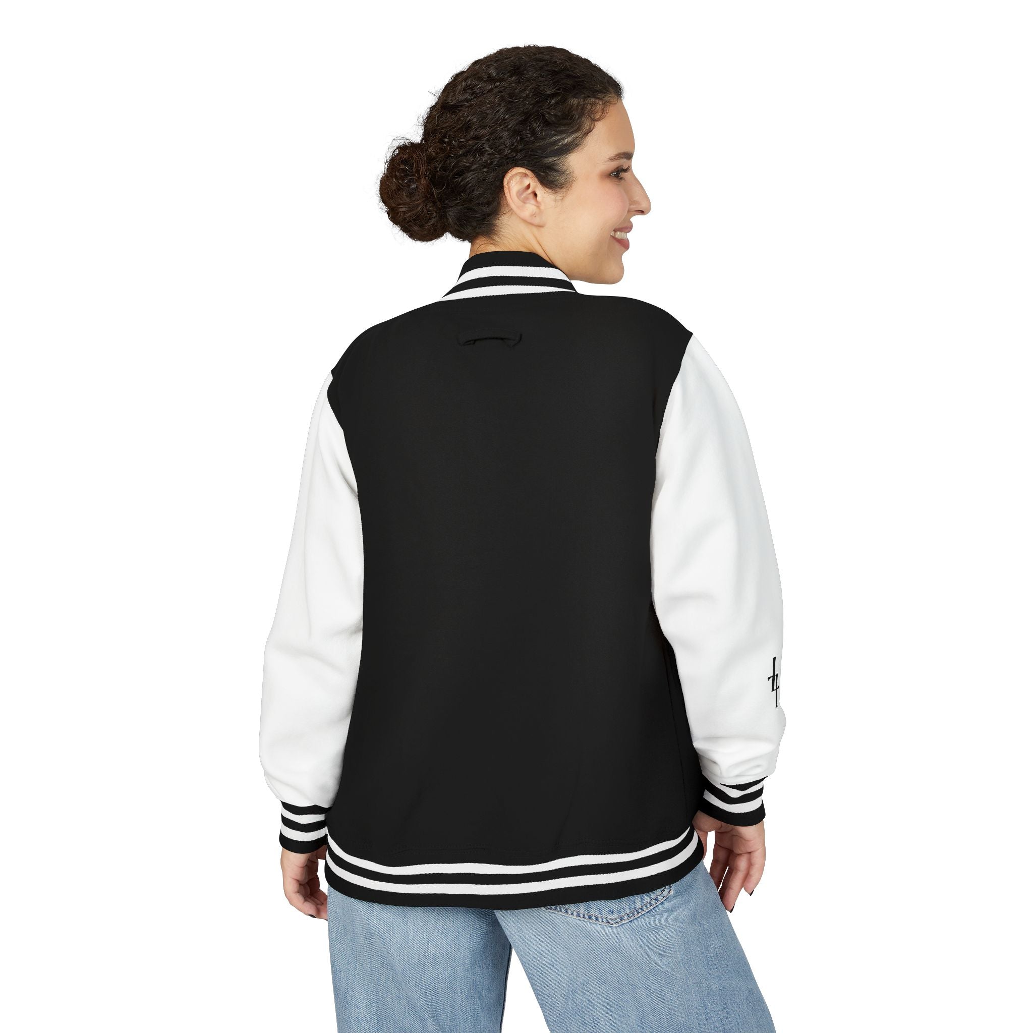 Lord Of Lords™ One B&W Women Letterman Jacket