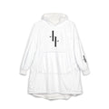 Lord Of Lords™ One B&W Men White Hooded Blanket