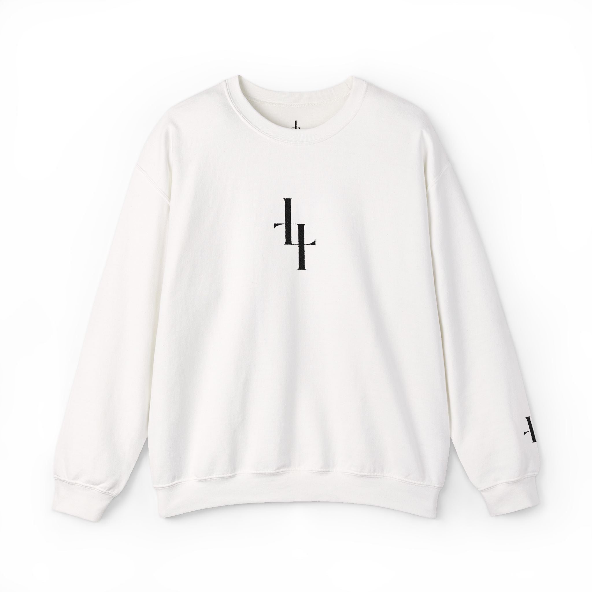 Lord Of Lords™ One B&W Men White Crewneck Sweatshirt