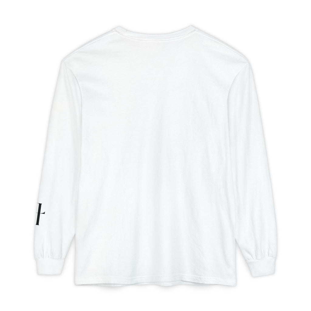 Lord Of Lords™ One B&W Men White Long Sleeve Shirt