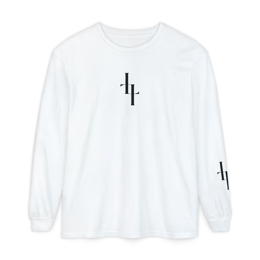 Lord Of Lords™ One B&W Men White Long Sleeve Shirt