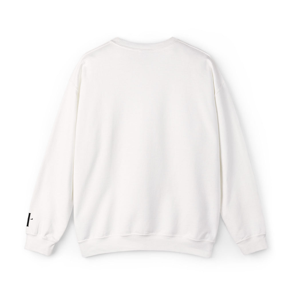 Lord Of Lords™ One B&W Men White Crewneck Sweatshirt