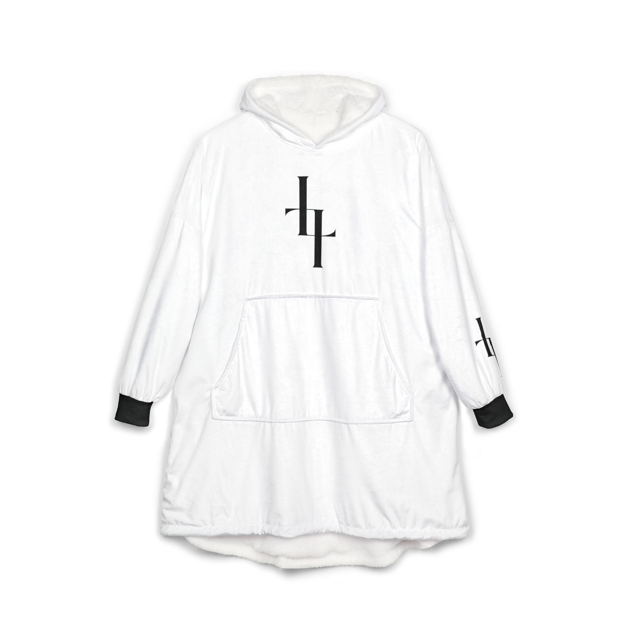 Lord Of Lords™ One B&W Men White Hooded Blanket