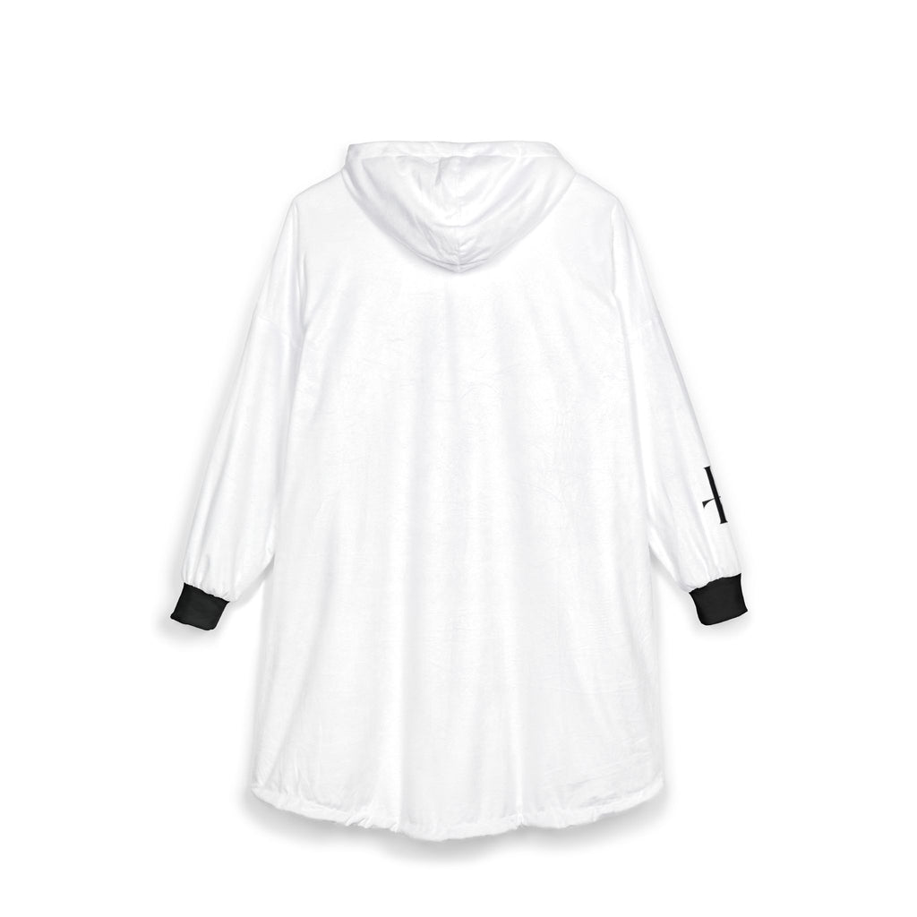 Lord Of Lords™ One B&W Women White Hooded Blanket