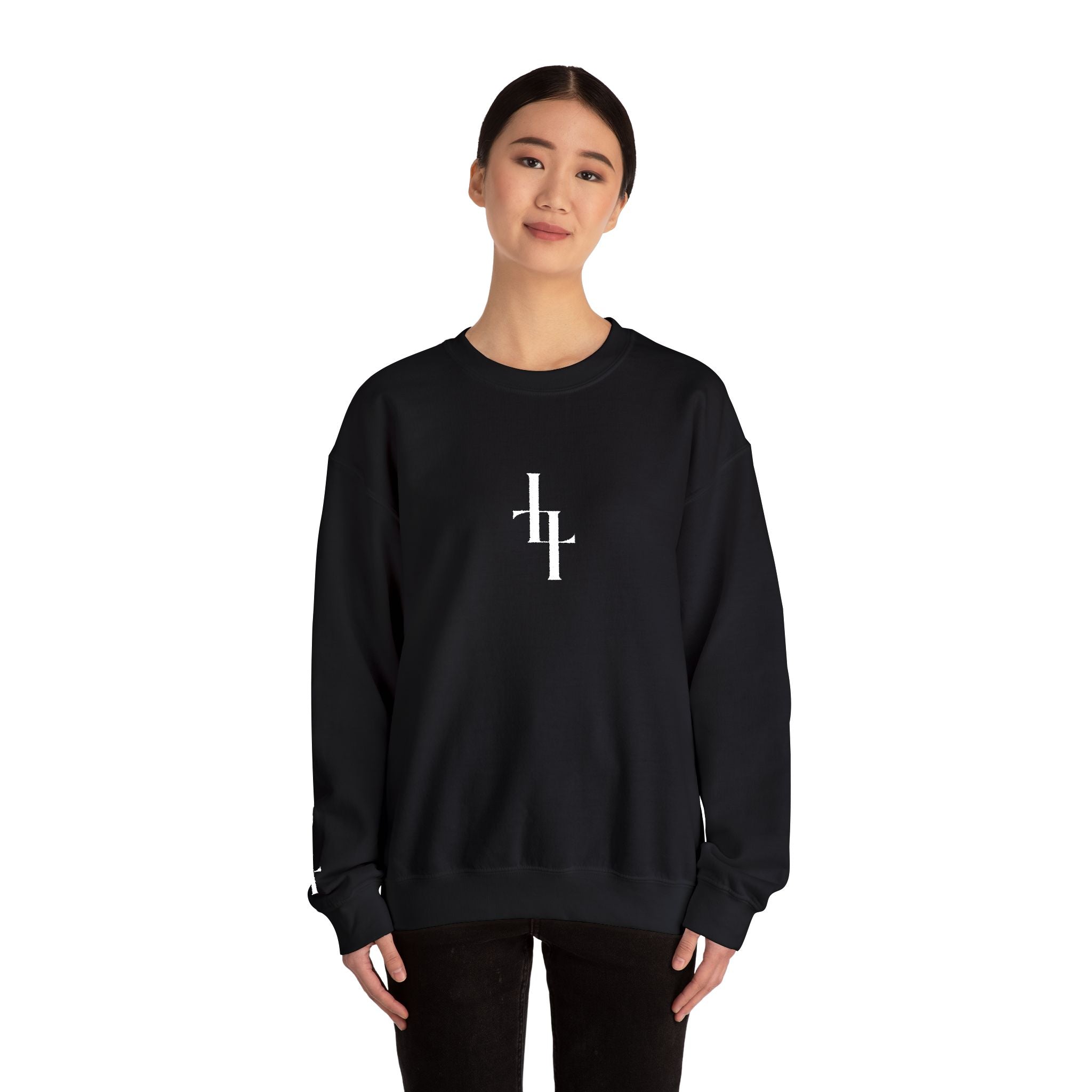 Lord Of Lords™ One B&W Women Black Crewneck Sweatshirt