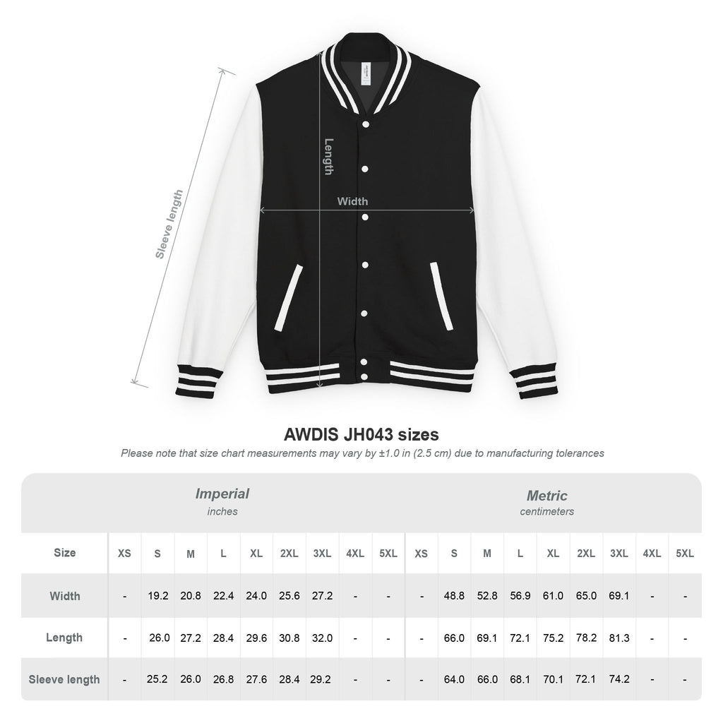 Lord Of Lords™ One B&W Men Letterman Jacket